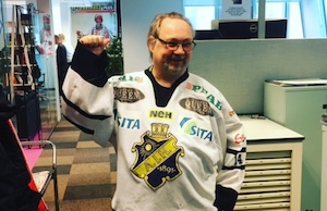 Christer Dyrwoold i AIK tröja